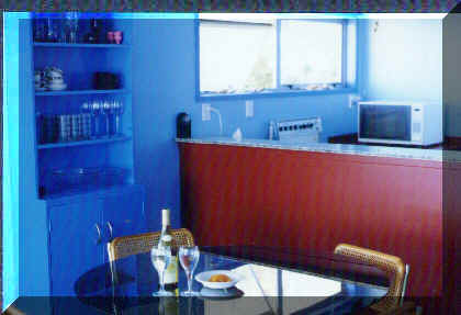 Dining and kitchen