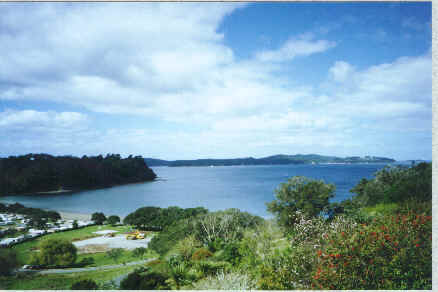 View of Martins Bay from the deck